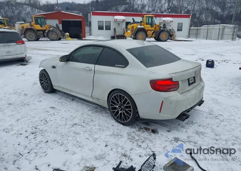 2020 BMW M2 Competition from USA, damaged, VIN WBS2U7C06L7E14814